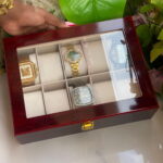 WOODEN EXECUTIVE WATCH ORGANIZERS